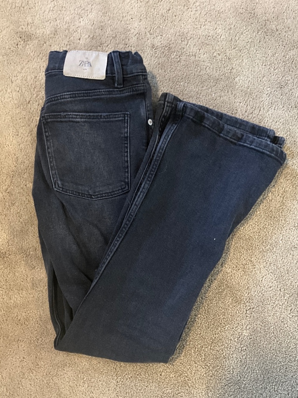 Zara Black Straight-Leg Teen’s Jeans
